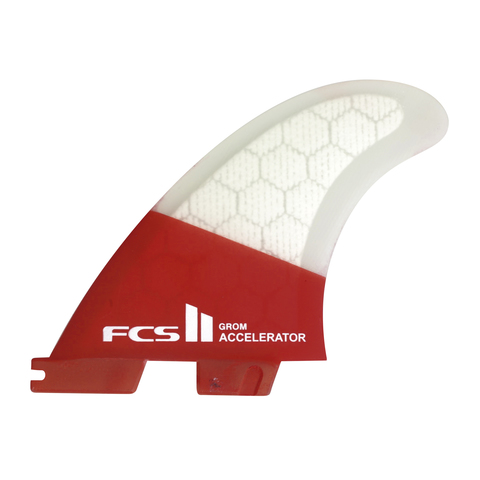 FCS II Accelerator PC Red Mood Tri Retail Fins