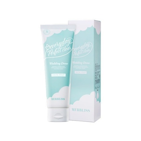 Merbliss  wedding dress plentiful cleansing foam helps - Питательная кремовая пенка для умывания