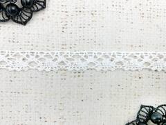 Тесьма вязаная С3749Г14 рис. 1501016, ш. 1,5 см, белый