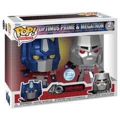 Funko POP! Transformers: Optimus Prime & Megatron (MT Exc) 2PK