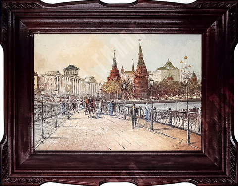 Фомин А. В. Вид на Кремль. Холст, масло. 1999.