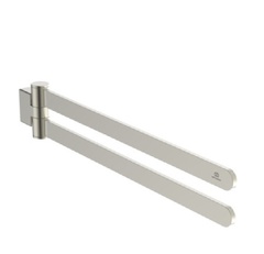 Ideal Standard Conca T5396GN Полотенцедержатель двойной 45 см, поворотный на 180?, с крепежом, округлый дизайн фото