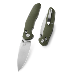 Нож Bestechman Ronan сталь 14C28N, рукоять G10 зеленая
