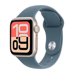 Умные часы Apple Watch SE 3 (2025) GPS, 40mm, Starlight Aluminium Case with Anchor Blue Sport Band, S/M