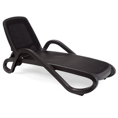 Шезлонг пластиковый Nardi Alfa anthracite