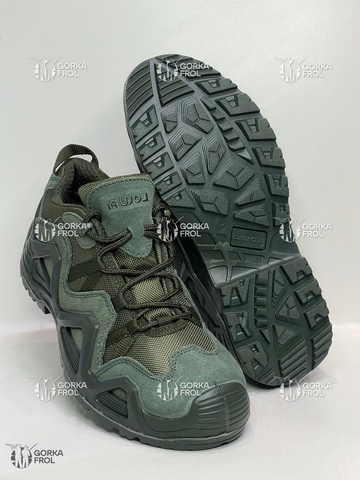 Кроссовки Lowa Zephyr GTX Lo олива, треккинговые (лето/демисезон)