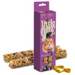 Little One палочки для хомяков, крыс, мышей и песчанок с ягодами 2шт*60 г