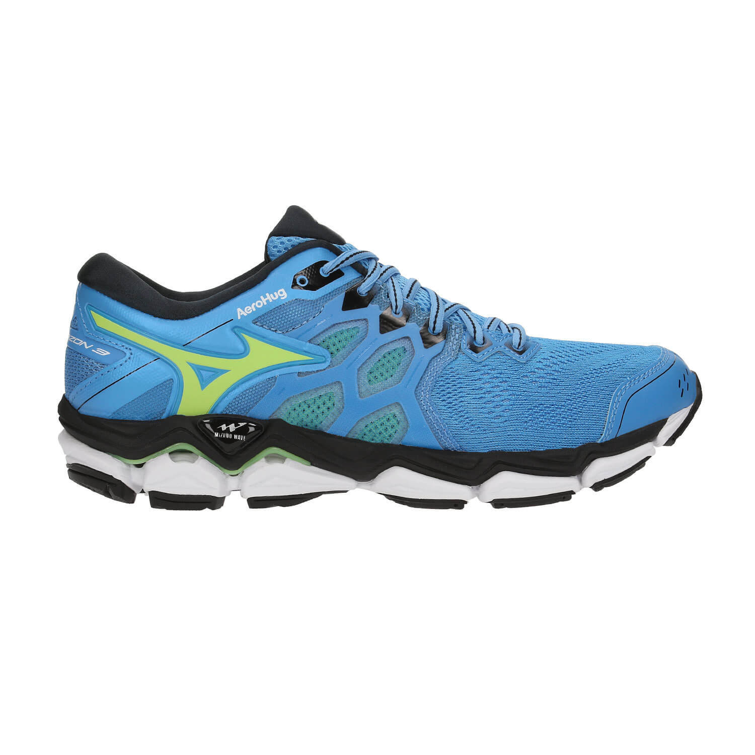 Mizuno Wave Horizon 3 кроссовки для бега мужские синие-черные