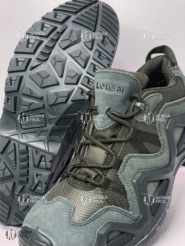 Кроссовки Lowa Zephyr GTX Lo олива, треккинговые (лето/демисезон)