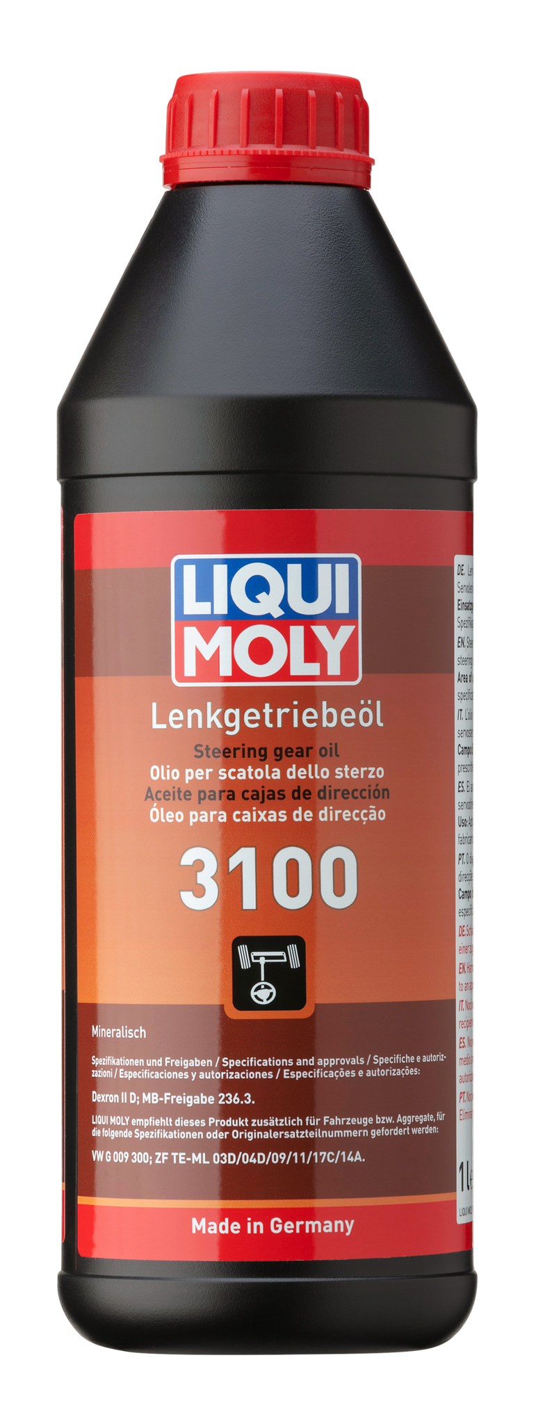 Гидравлическая жидкость Liqui Moly Lenkgetriebe OiI 3100 минеральная 1л