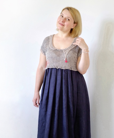 Описание FOLK Dress (автор Лена Родина)