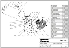 Решетка вентилятора QUATTRO ELEMENTI QE-12G/ QE-20G (пластик) (243-943-131)
