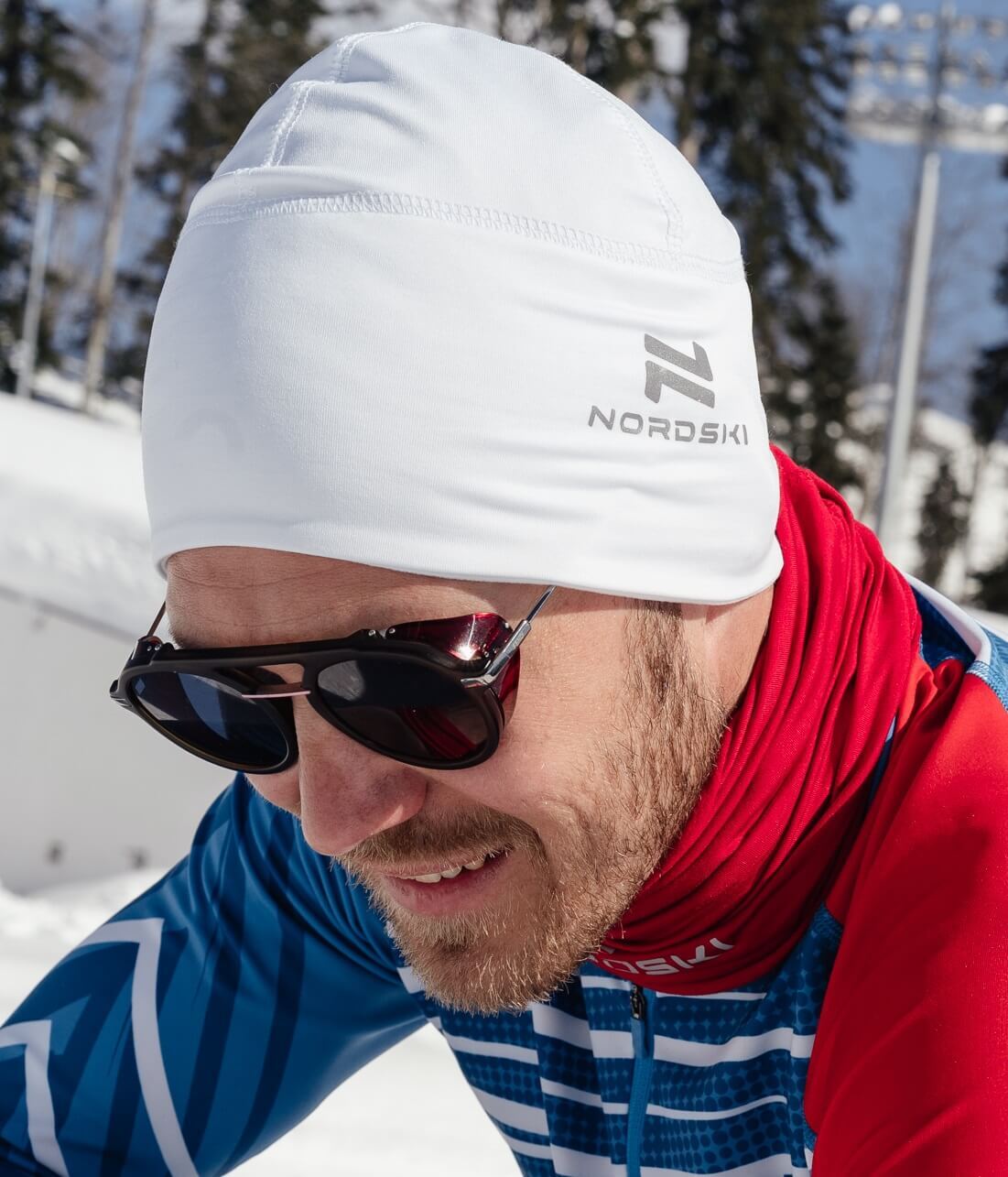 Тренировочная шапка Nordski Warm белая - 3
