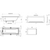 Ravak CZ00110A00 Боковая панель A U 70 см белая