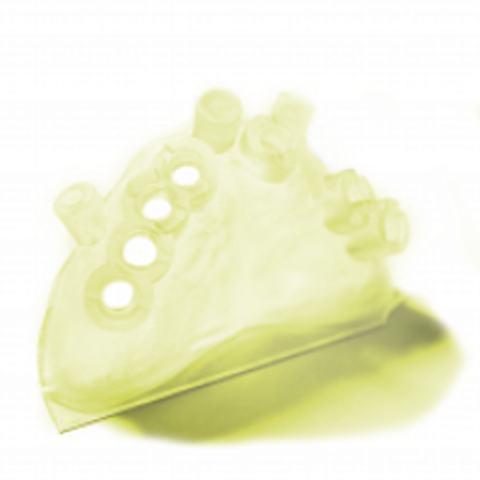 Фотополимер HARZ Labs Dental Yellow Clear прозрачный желтый (0,5 кг)