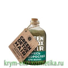 Смесь водорослей для волос с крапивой и мятой Green Detox Hair ТМ Мануфактура Дом Природы