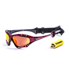 Спортивные очки OCEAN Australia Transparent Red / Revo Orange Polarized lenses