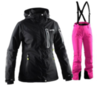 Женский горнолыжный костюм  8848 Altitude Aruba/Winity (black/flox) - 1