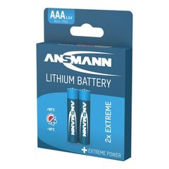 Батарейка литиевая ААА/ANSMANN 1.5V - 2 шт