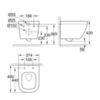 GROHE Euro 39206000 Чаша унитаза подвесного