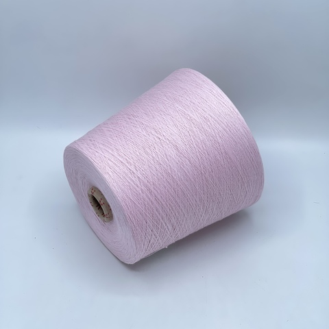 Бобинная пряжа,Cotton combed, 2540м. 100%Хлопок, Светло-розовый(403), 39134