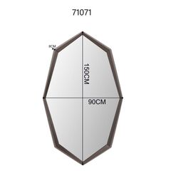 Зеркало настенное Octagon Coffee 90x150cm