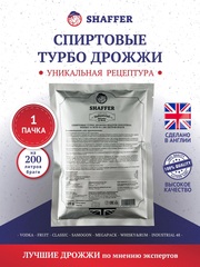 Спиртовые дрожжи Шаффер "Whisky Turbo ром" на 200л