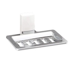 WasserKRAFT Leine K-5069W Мыльница, цвет: хром, белый фото