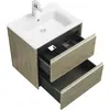 Roca Ona A857613511 Тумба под умывальник подвесная, 2 ящика, 585x450x565 мм, темный вяз