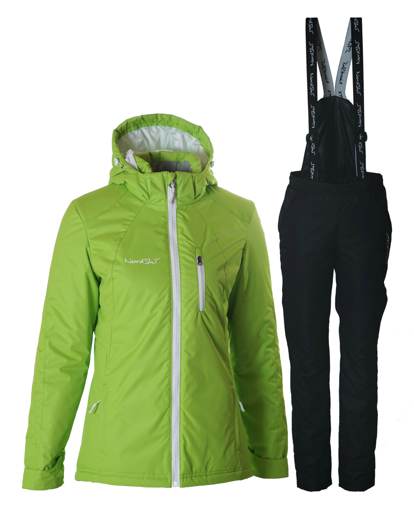 Nordski Active женский лыжный костюм лайм - 3