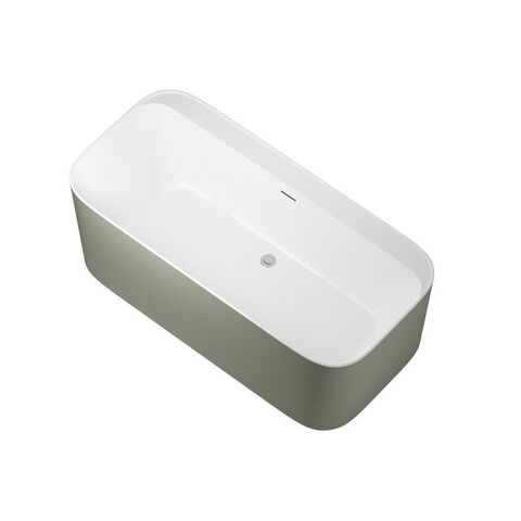 Allen Brau Infinity 2.21001.21/CGM Акриловая ванна, 170x80, цвет: белый, зелёный