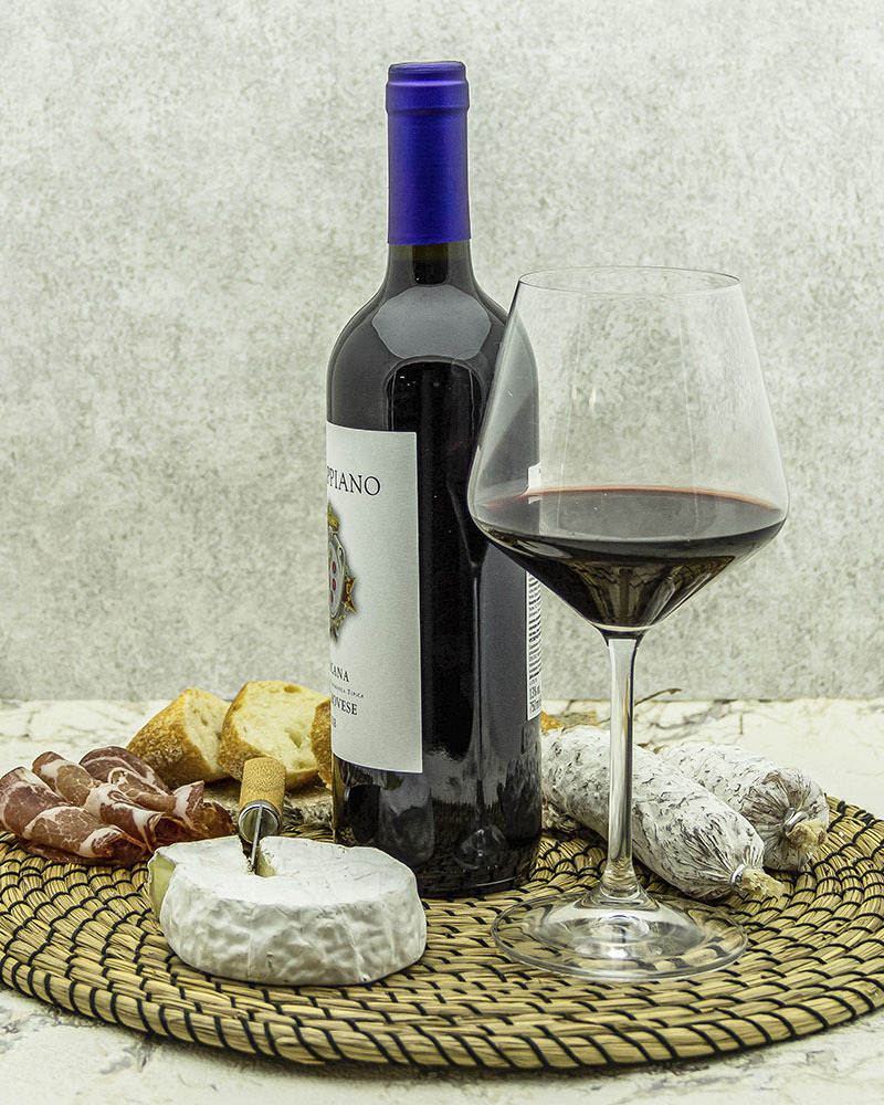 Вино Fattoria di Calappiano Санджовезе Калаппиано Красное Сухое 2018 г.у. 13% 0,75 л, Италия