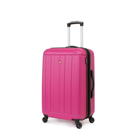 Чемодан SWISSGEAR USTER, АБС-пластик, 41x26x58 см, 62 л., цвет розовый (6297808167)