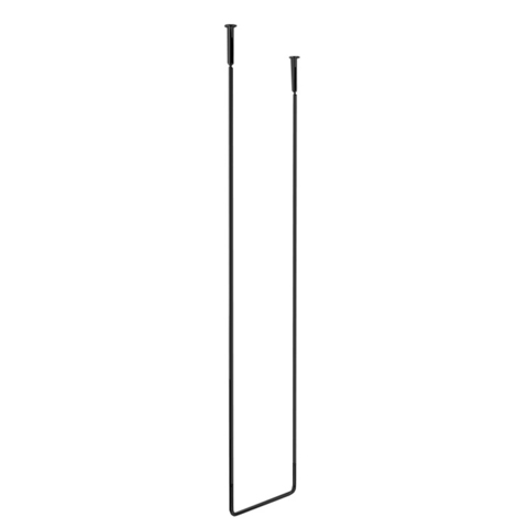 Gessi Goccia 38141#099 Полотенцедержатель потолочный 60см h=180см, цвет: черный
