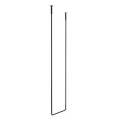 Gessi Goccia 38141#099 Полотенцедержатель потолочный 60см h=180см, цвет: черный фото