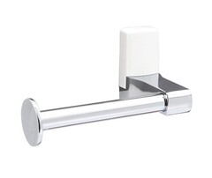 WasserKRAFT Leine K-5096W Держатель туалетной бумаги, цвет: хром, белый фото