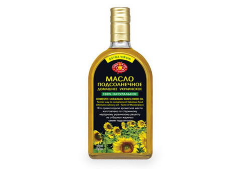Масло подсолнечное домашнее, 500мл