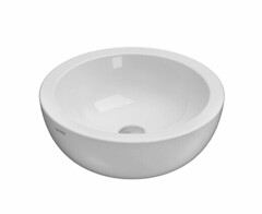Globo Forty3 SC042BI Раковина, 420x420x160, тип установки-накладной (настольный), отверстия для смесителя-отсутствуют, материал-керамика, цвет-белый фото
