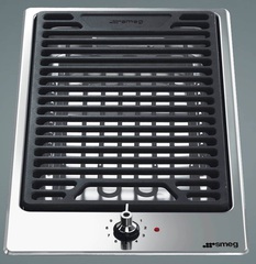 Электрический гриль-барбекю (домино) Smeg PGF30B