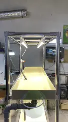 ЛАбораторная стеллажная многоярусная гидропонная установка SLIM 3 ЯРУСА 1800x850x350мм