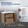Aquanet 346346 Тумба Nova Lite 2.0 90 L напольная цв. дуб рустикальный (346346)