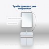 Aquanet 344799 Тумба Оптима 60 цв. дуб светлый/белый сатин (344799)
