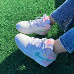 Jordan 1 Mid 'Paint Drip' GS