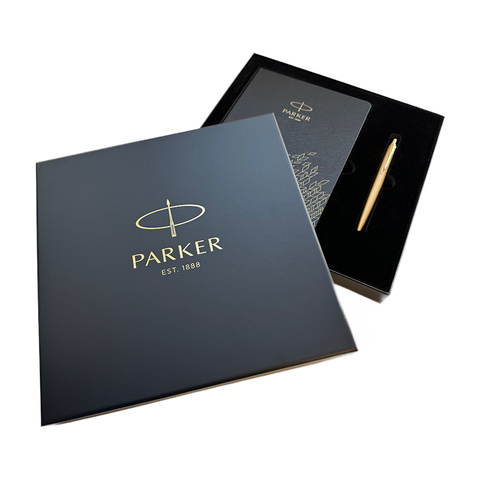 Коробка подарочная Parker под ручку и ежедневник, черный