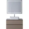 BelBagno KRAFT-800-2C-SO-СO База под раковину подвесная с фрезерованными ручками по всей длине фасада с двумя выкатн. ящ., Бежевый Мат., 800x455x500