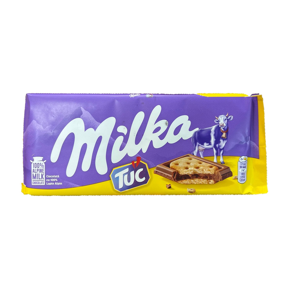 Шоколад Milka с солёным печеньем TUC