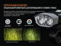 Велофара Fenix BC30R 1800lm