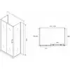 Abber Schwarzer Diamant AG30130B-S75B-S75B Душевой уголок, цвет: чёрный