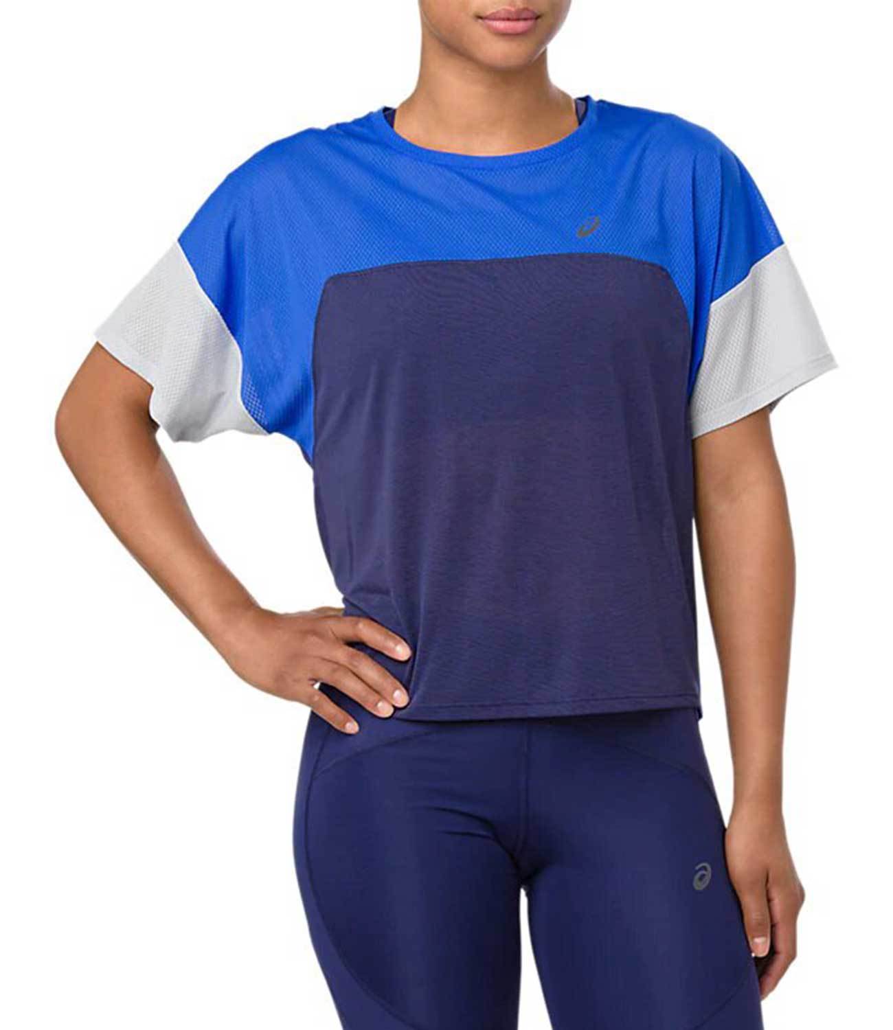 Asics Style Top футболка для бега женская синяя