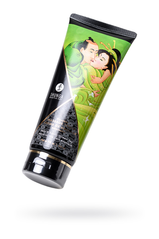 Массажный крем для тела Shunga «Груша и зеленый чай» (Pear&Exotic Green Tea), съедобный, 200мл